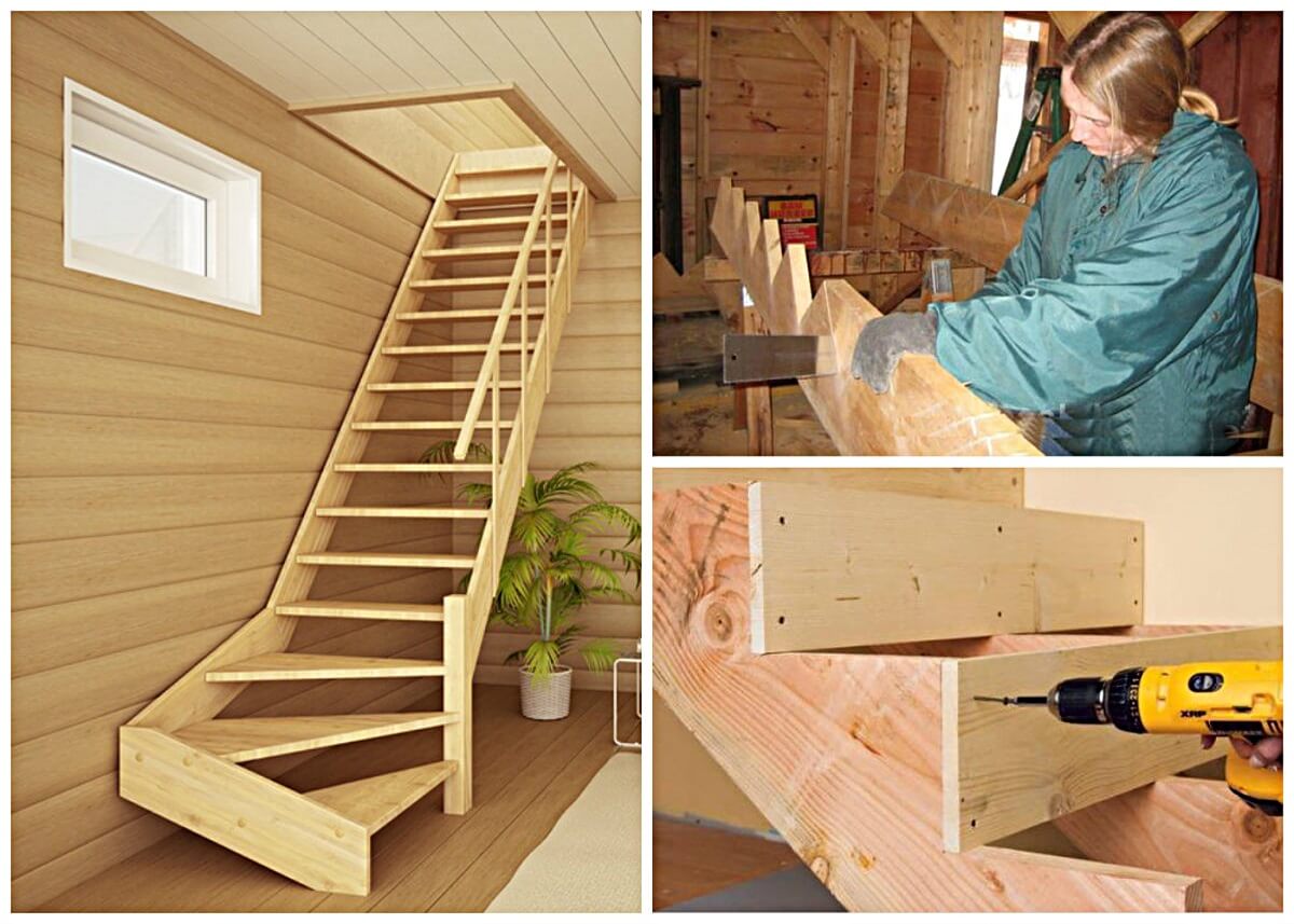 Материалы для изготовления деревянной лестницы своими руками